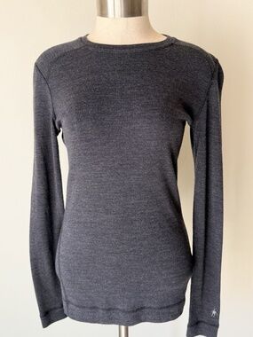 Smartwool Merino Wool Midweight L20 Longsleeve Women's Crew Sz M
